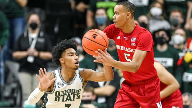 Bryce McGowens vs Michigan State 2022.01.05 MBB USATSI_17457354